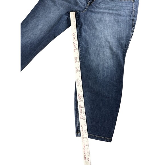 Torrid Premium Dark Wash Jegging Skinny Ankle Cropped Jeans 26R Plus Size Denim - Picture 9 of 11